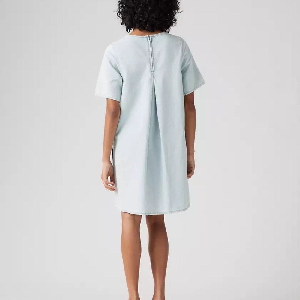 Levi's Light Blue Casual Tee Dress Sz: L NWT - Picture 6 of 12